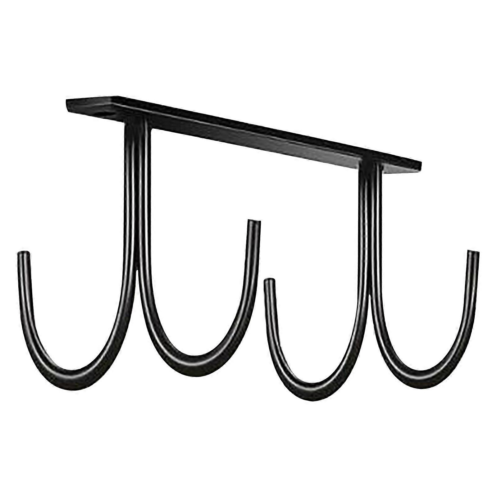 Lower Cabinet Coffee Cup Organizer, Hanging Cup Rack for Drying  Display