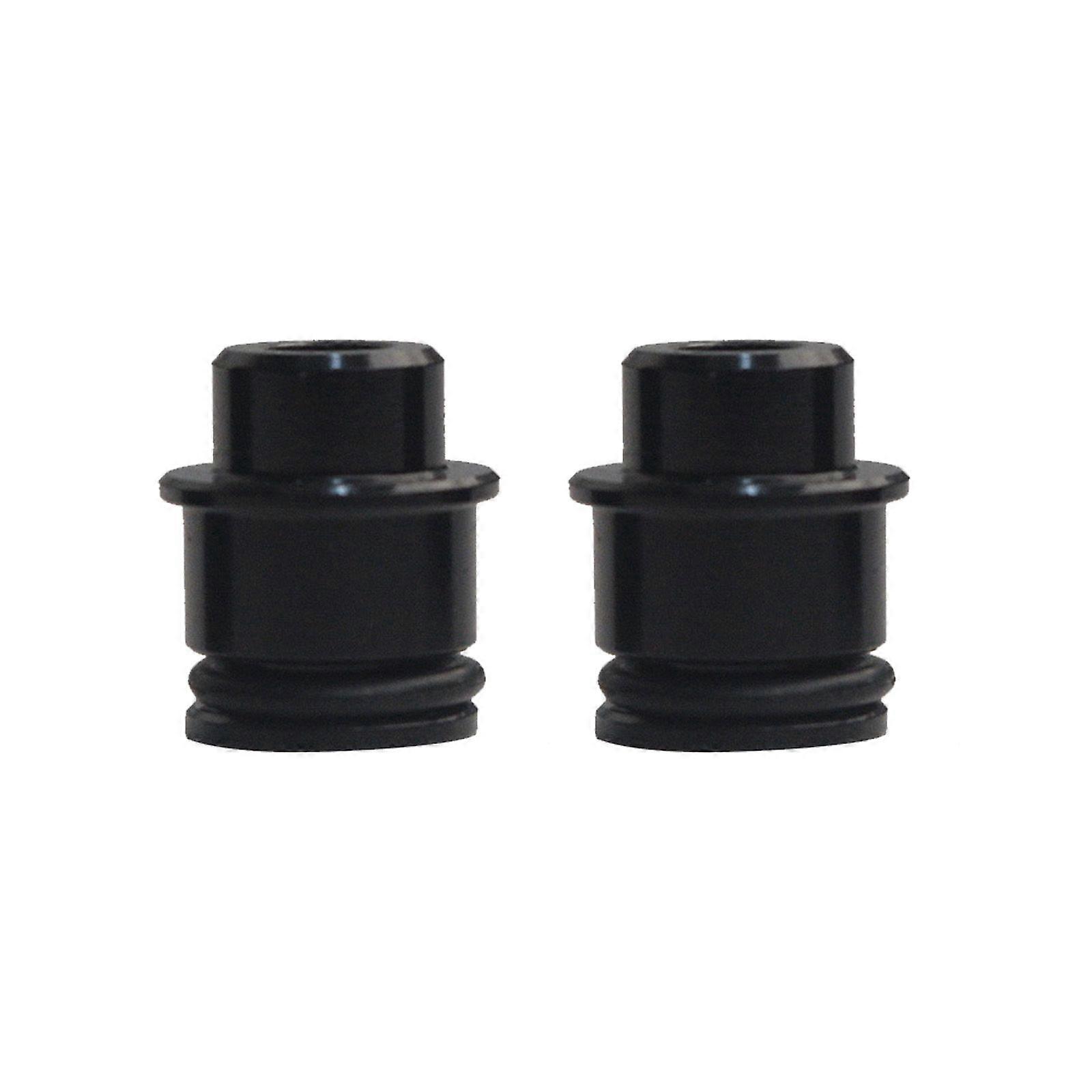 2 stuks 12/15 mm naar 9 mm steekas snelspan-/QR-naafconversie-adapterkit nieuw