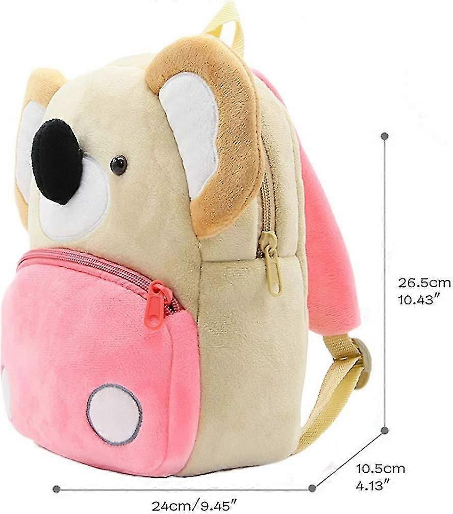 طفل صغير حقيبة ظهر حديقة الحيوان الحيوانات حقائب الظهر لطيف أفخم حقيبة الكرتون 10 "حقيبة كتاب ما قبل المدرسة لمدة 1-6 سنوات بنات الأولاد