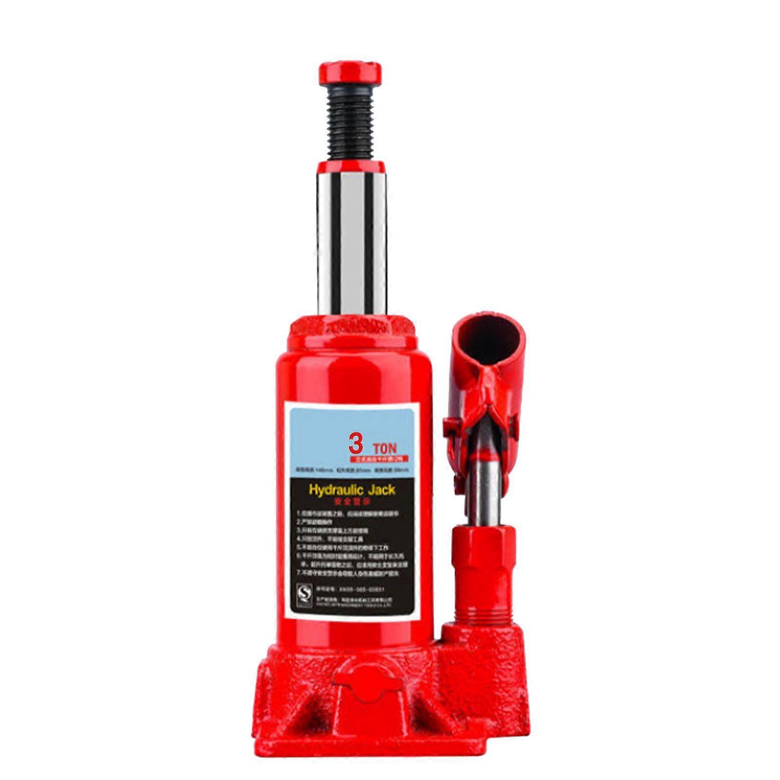 Car Bottle Jack Vertical Use Multifunction Long Lasting Space Saving Increased Safety Hydraulic Jack for Vehicles 3 Tons MK4719
