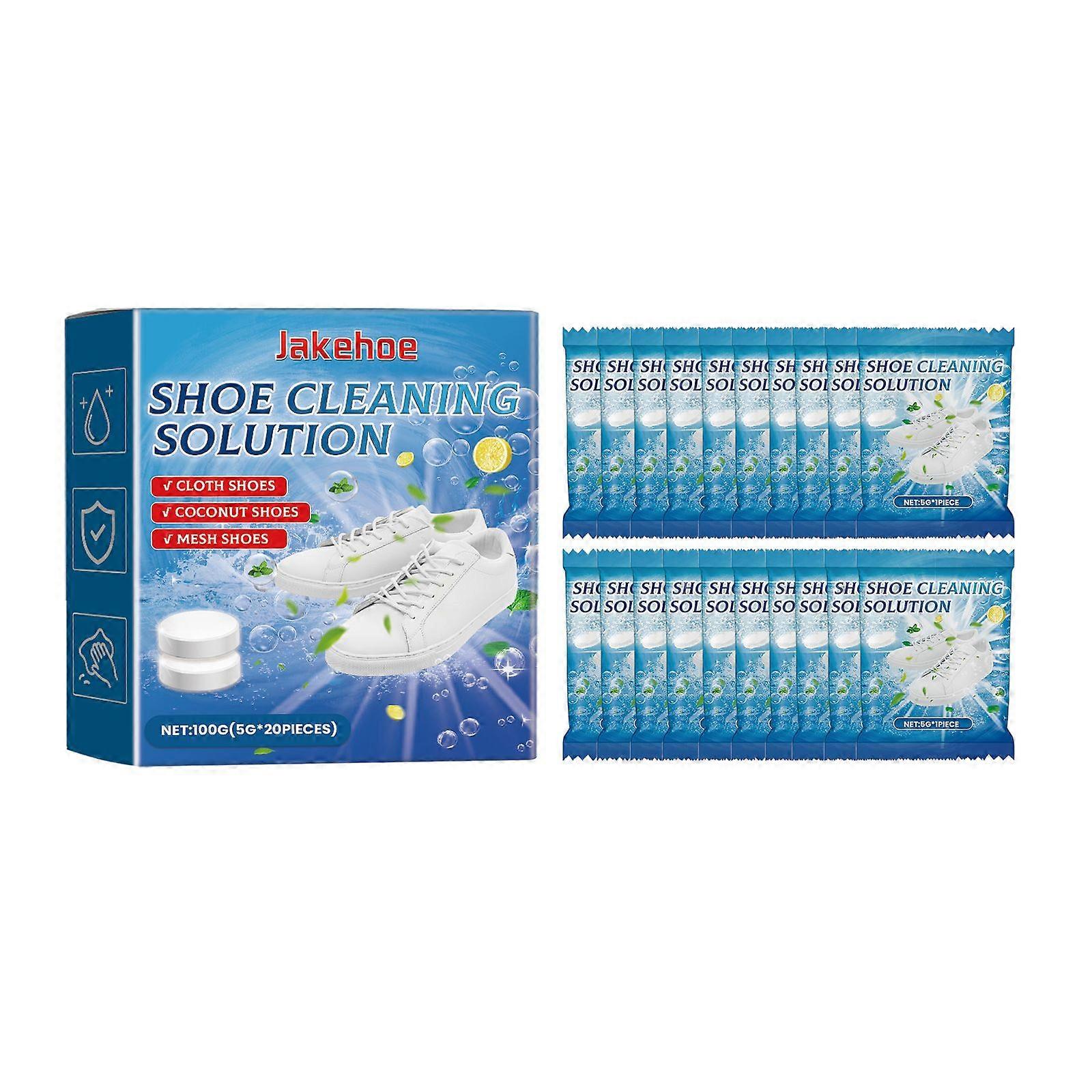 Lemon Extract Shoe Cleaner Tablets Safe, Easy, and Effective for All White Shoes