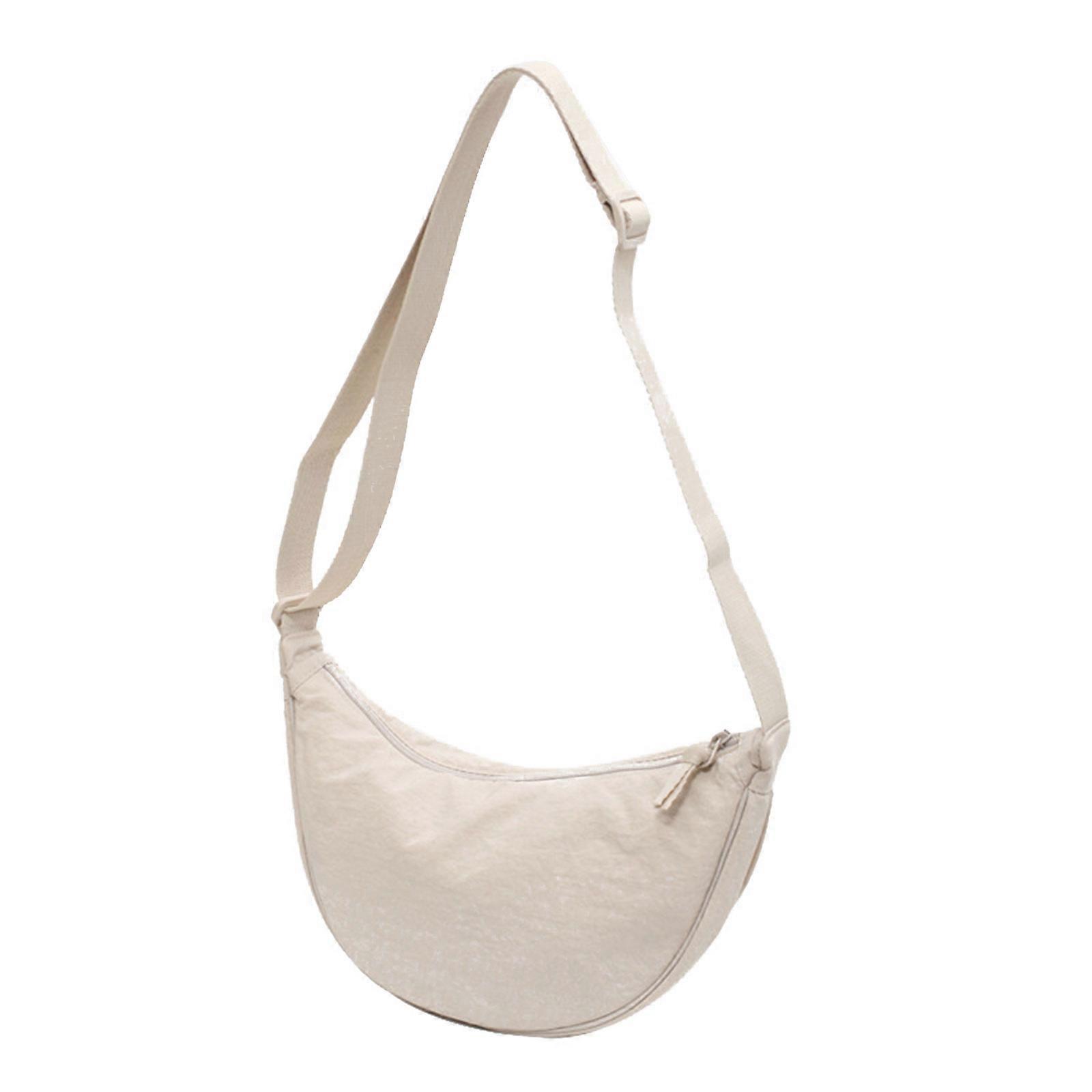 Functional Nylon Sling Bag with Crescent Shape
