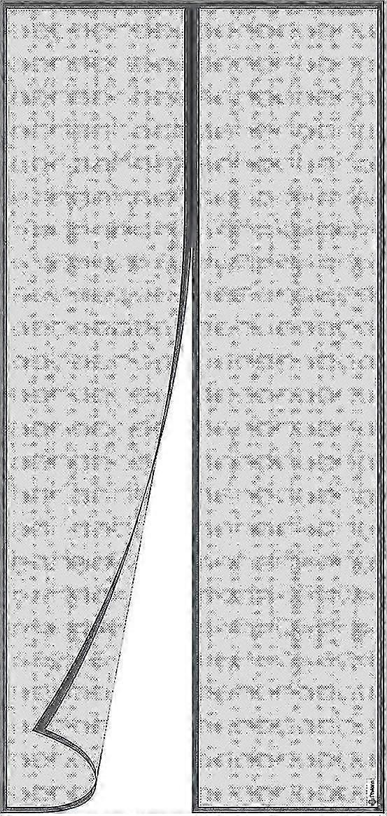 Mosquito Net Magnetic Door 36 X 82 Inch Mosquito Net Curtain Black Magnetic (grey, 90x210 Cm)