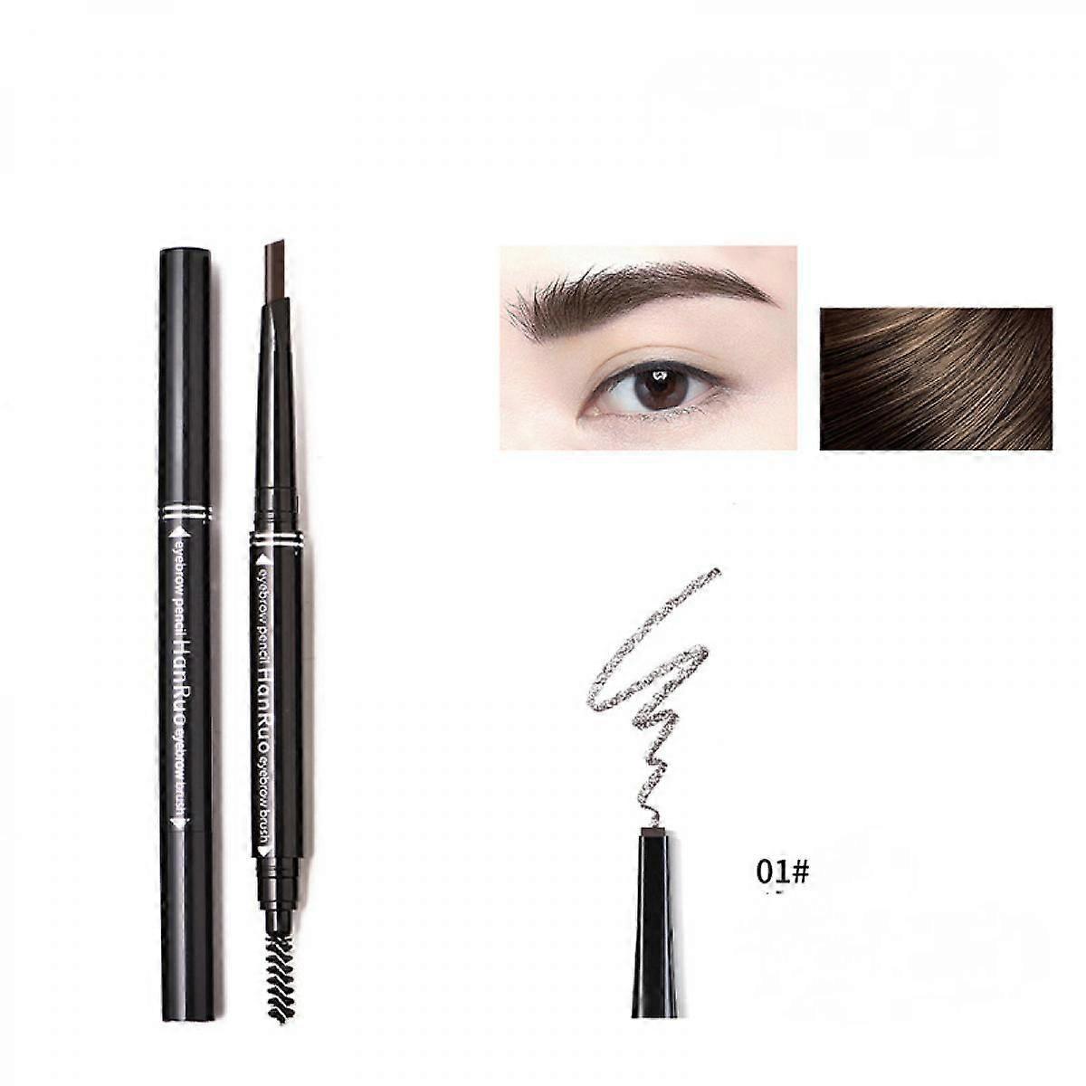 Makeup Brow Stylist Definer Waterproof Eyebrow Pencil, Ultra-Fine Mechanical Pencil, Draws Tiny Brow Hairs and Fills in Sparse
