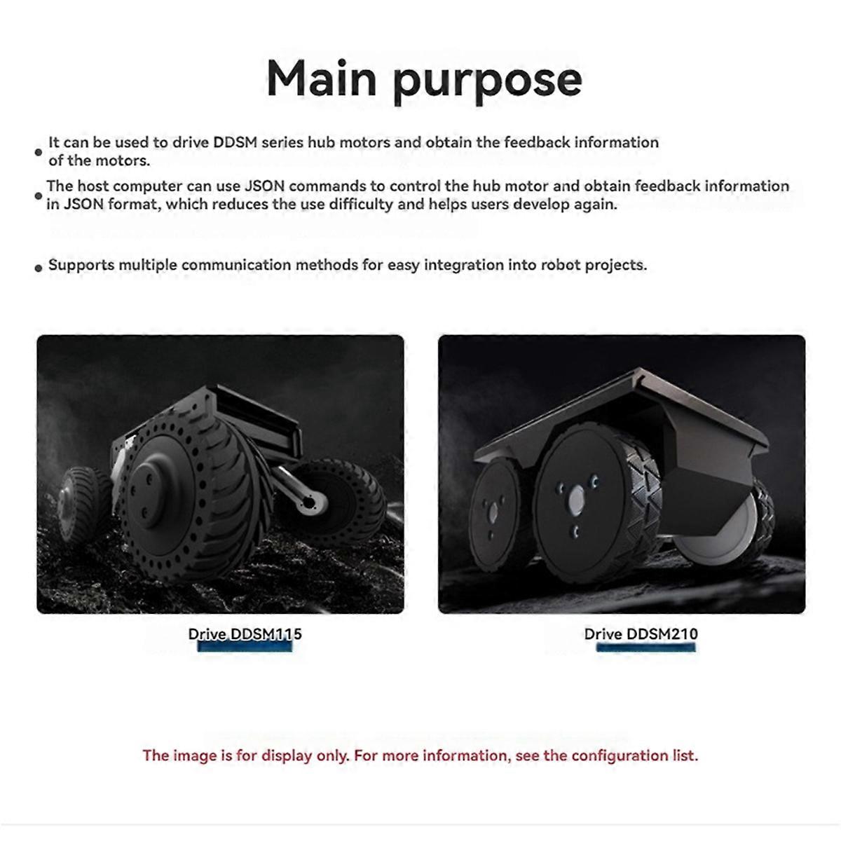 ESP32 Direct Drive Servo Motor Driver Board Support 2.4G WiFi Bluetooth for DDSM400 Hub Motor