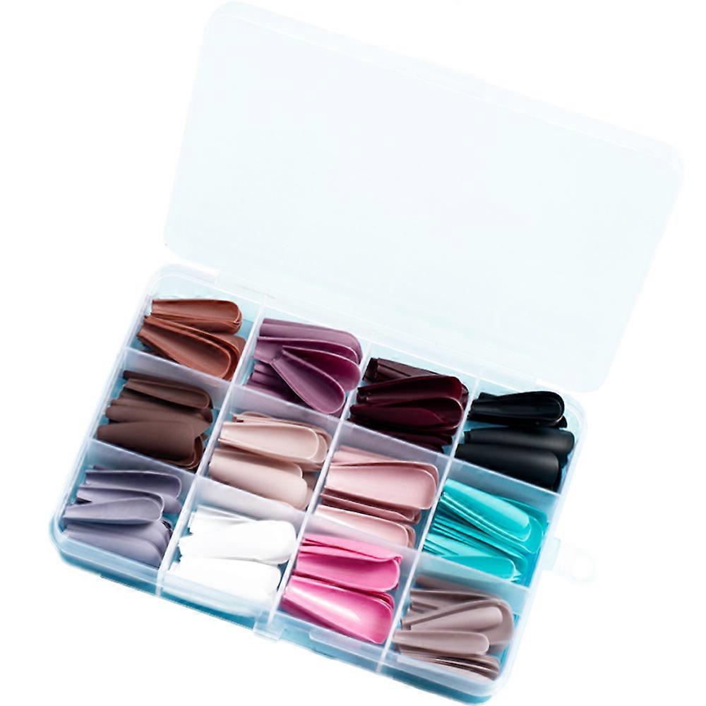 Stunning Stiletto False Nails, ABS Material For Unmatched Durability, Clear Natural Color Adds Elegance To Any Occasion