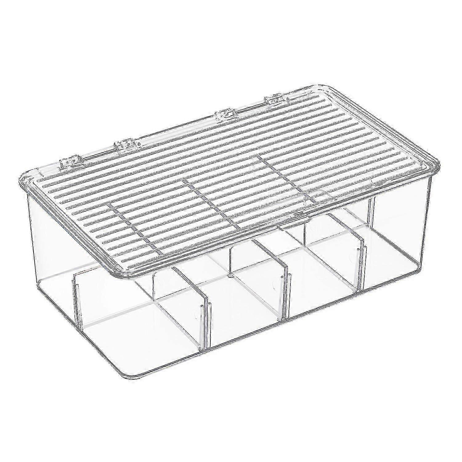 8 - Compartment Tea & Coffee Storage Organizer Set with Lid for XXF - Ideal Home Holder