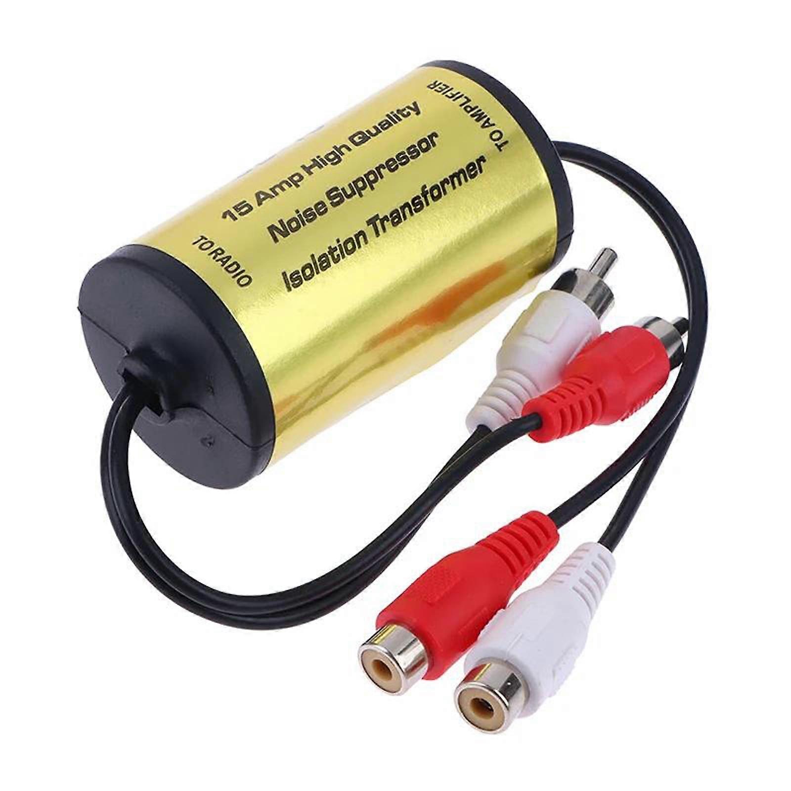 Generieke RCA Audio Noise Filter 15A voor Equalizer Auto Stereo Subwoofer