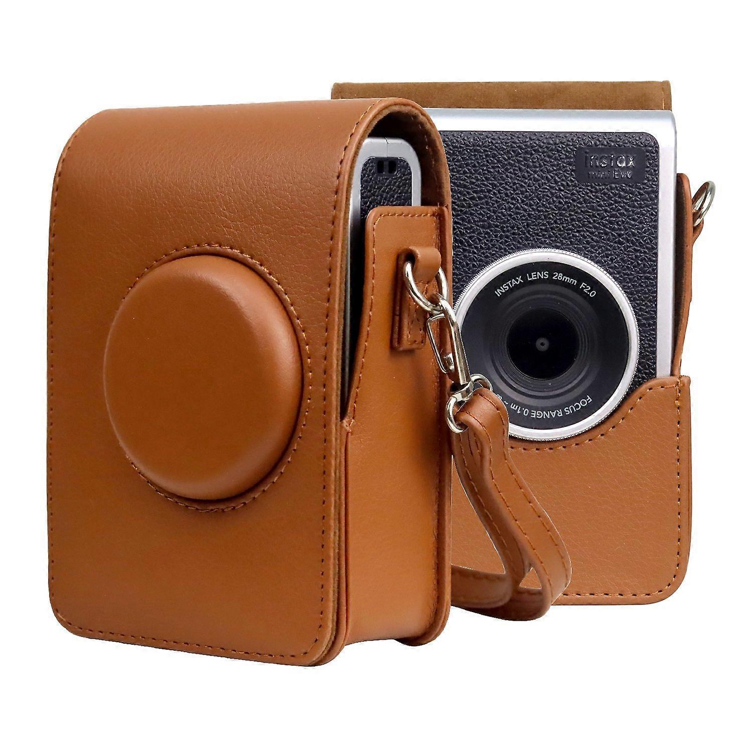 Full Body Leather Case Bag for FUJIFILM instax mini Evo