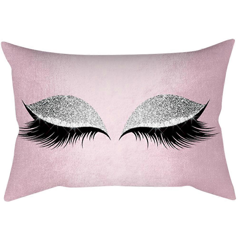 Eyebrow Pattern Cushion Cover Sofa Comfortable Pillow Case Home Decor