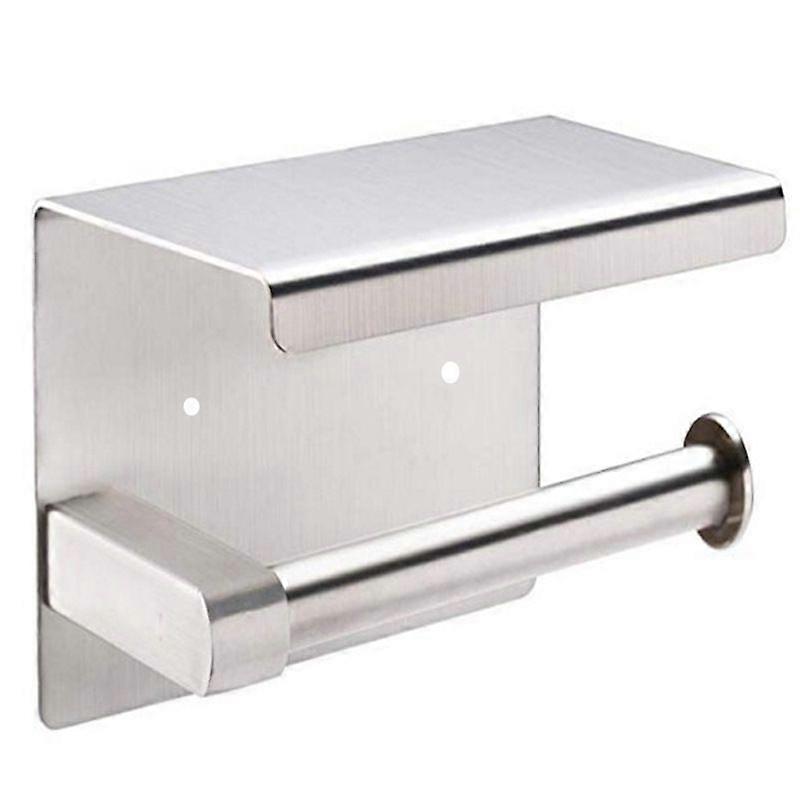 Selvklæbende toiletpapirholder i rustfrit stål