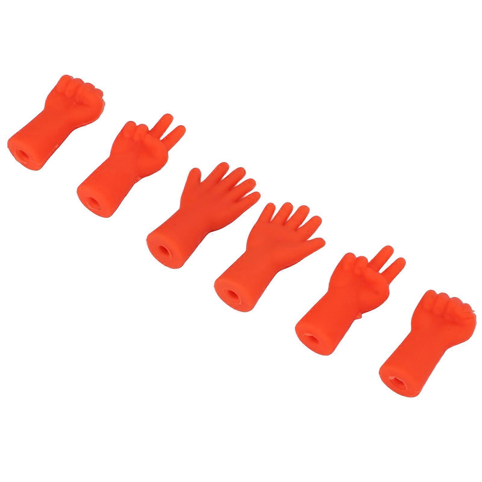 24 Pcs Knitting Needle Stoppers Rubber Stone Paper Scissors Knitting Needle Caps for Knitting Crafts Quilting DIY