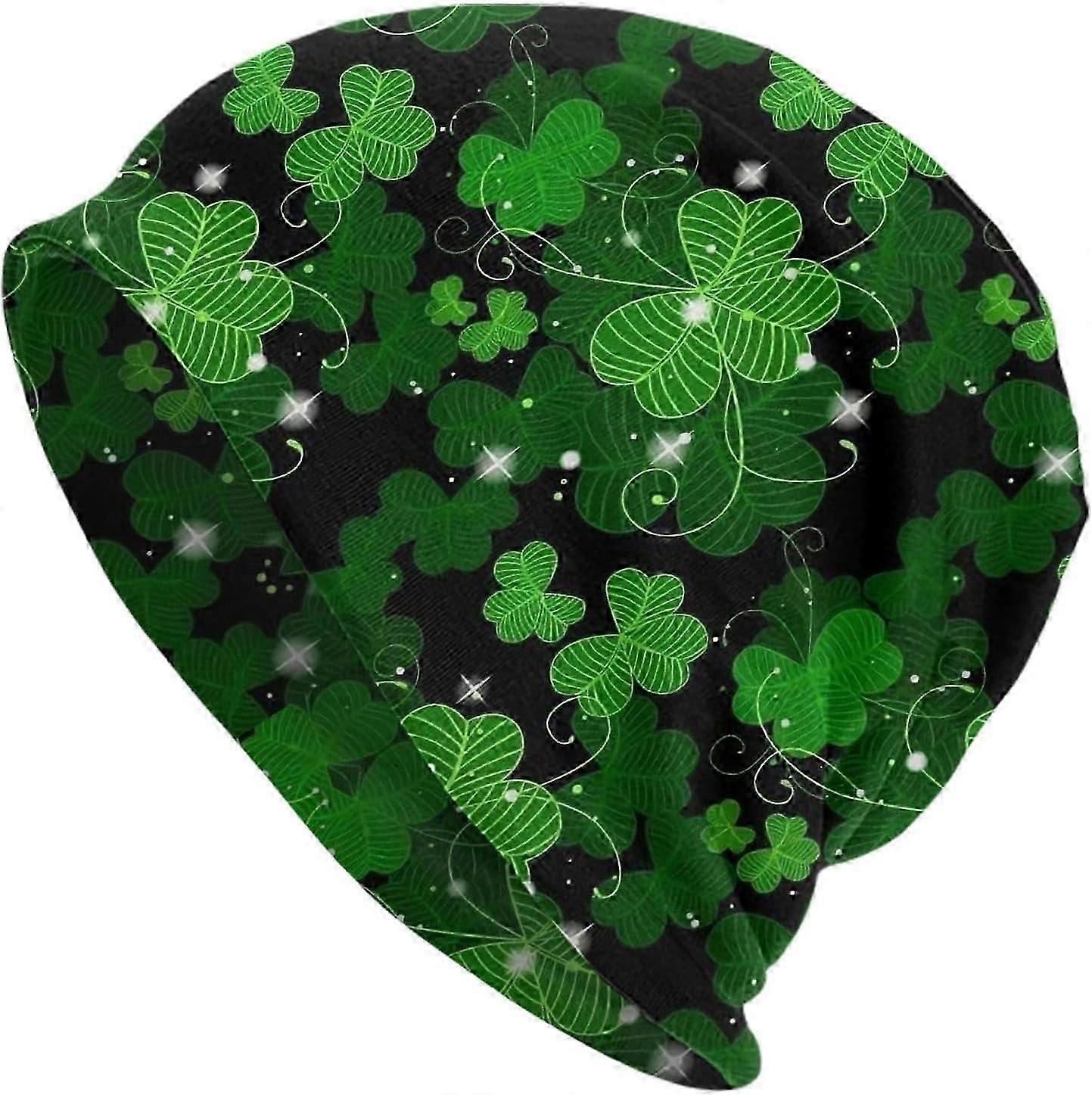"Szent Patrik napi sapka kemo sapka rák fejfedő kötött sapkák bő lomha koponya sapka éjjeli sapka téli sapka férfiaknak nőknek"