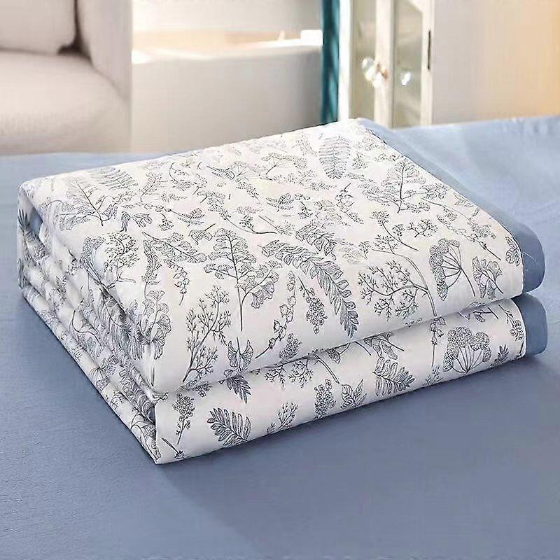 Double Yarn Air Conditioning Quilt Summer Cool Quilt Home Summer Double Quilt