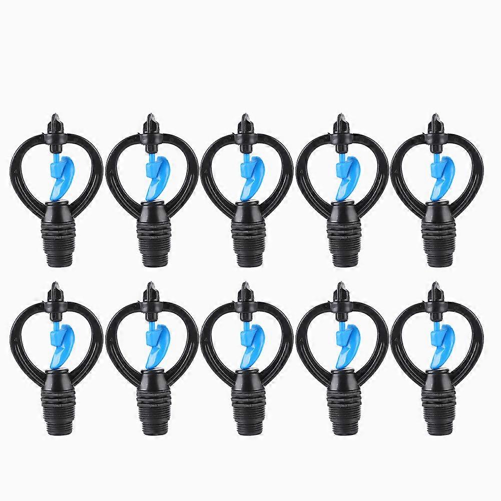 10Pcs DN15 DN20 External Thread Rocker Rotating Universal Irrigation Sprinkler Nozzle