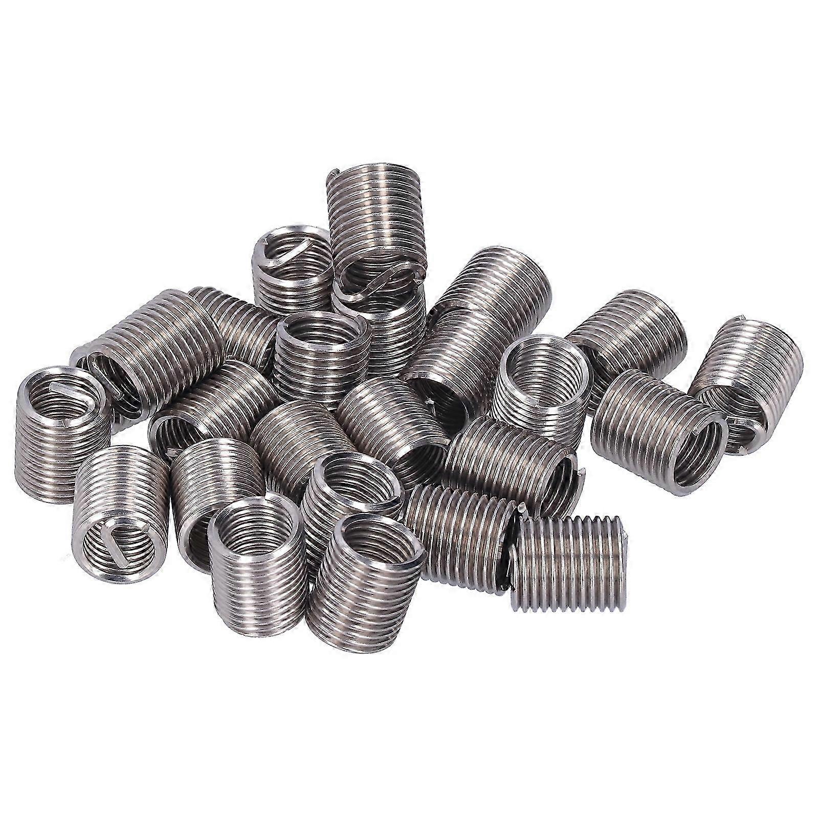 20Pcs Thread Repair M12 x 1.75 Wire Threaded Insert Nut Coiled Wire Extension Consumables2D