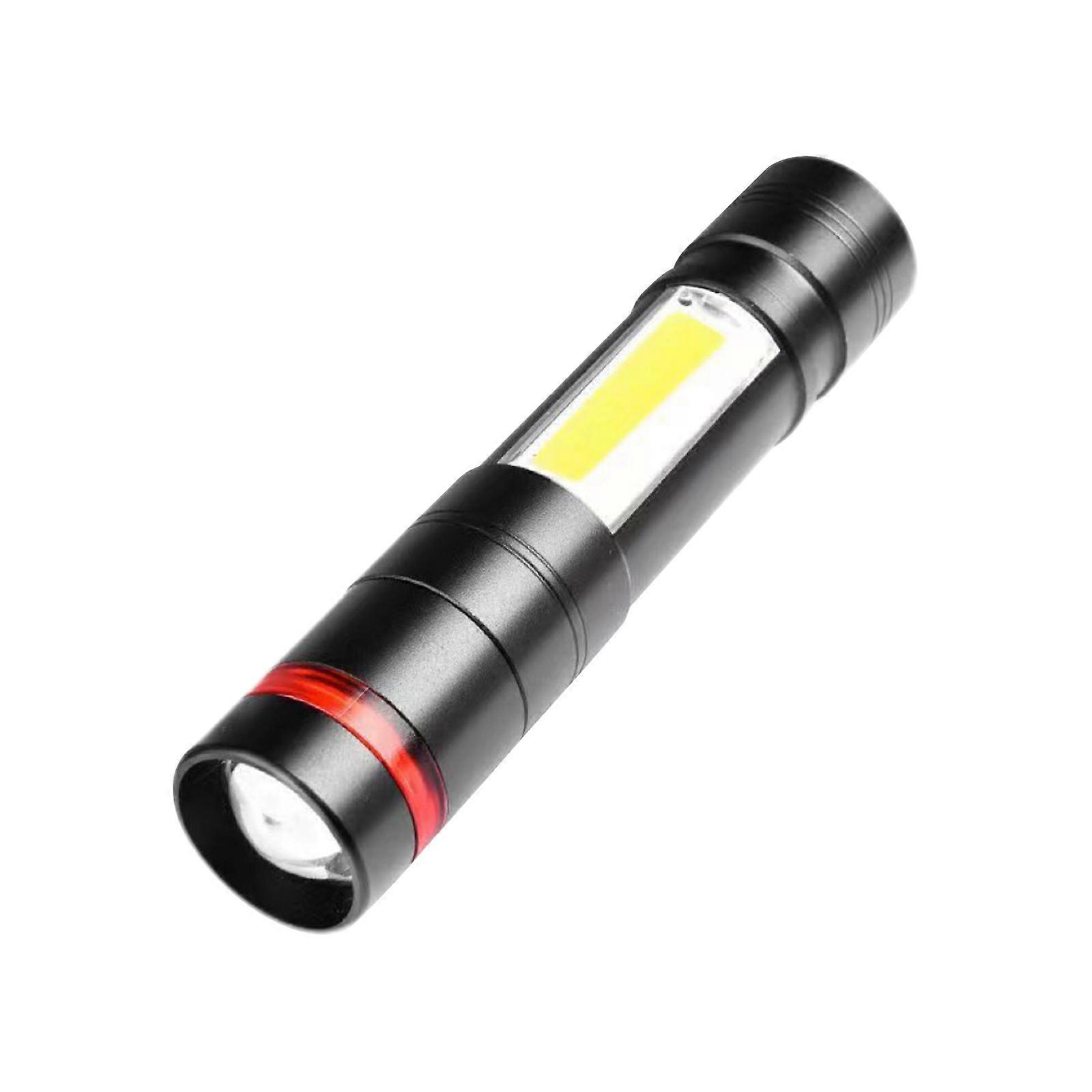 Rechargeable LED Flashlights High Light Super Bright Flashlight 5 Modes With COB Work Light Powerful Handheld Flash Light Strong Flashlight