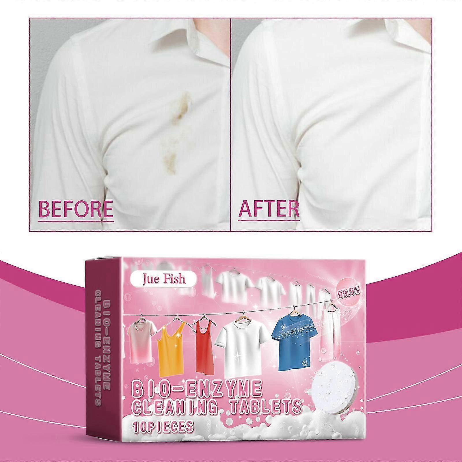 Multi-functional Bio-enzyme Cleaning Tablets,Bio-Enzyme Explosive Salt,Laundry Detergent Sheets,Multipurpose Cleaner for Clothes,Pillowcases,Curtains,