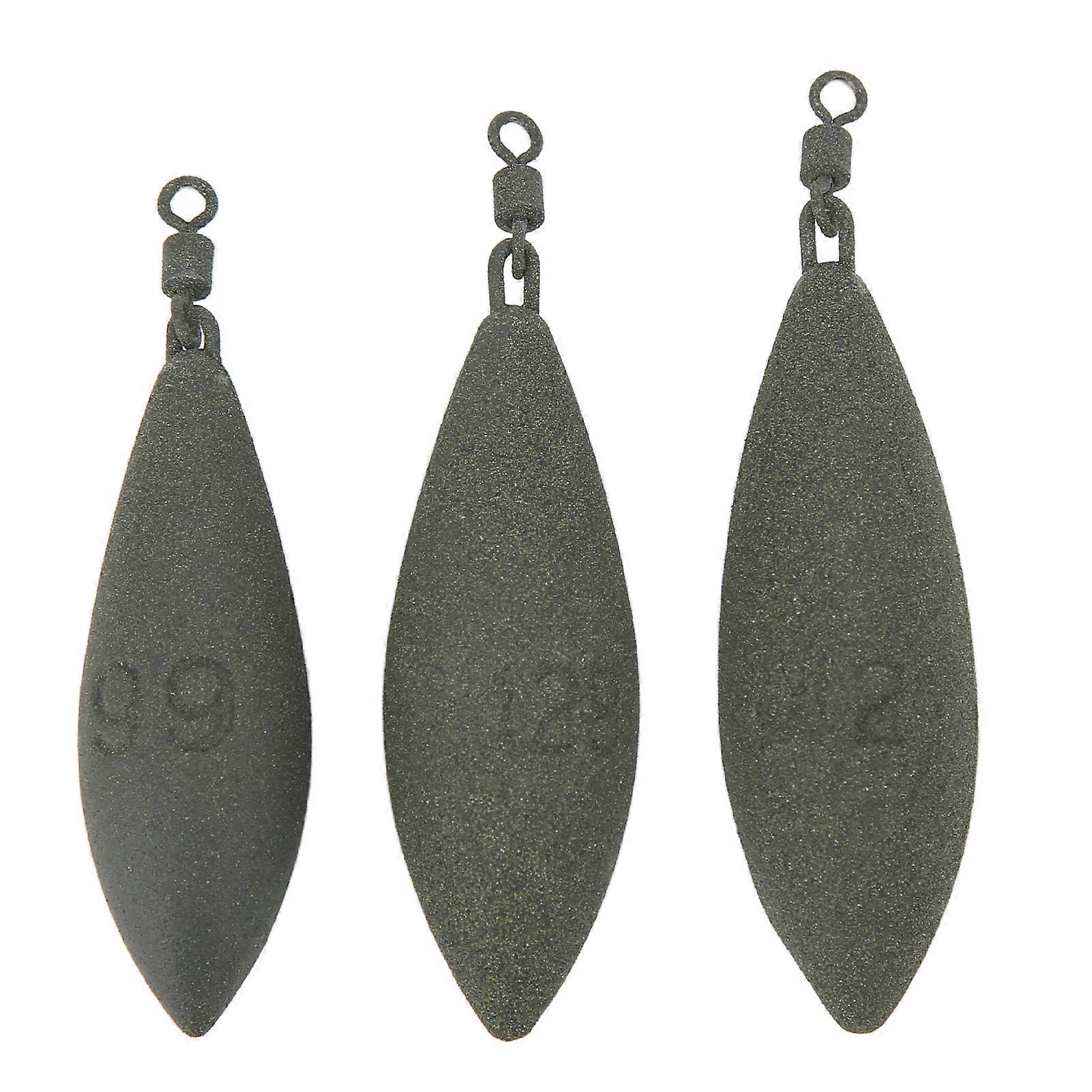 3 قطع الصيد الصب الغطاسات أوزان كيت التناوب قطرة الزيتون الصيد الغطاس معدات الصيد لمياه البحر العذبة