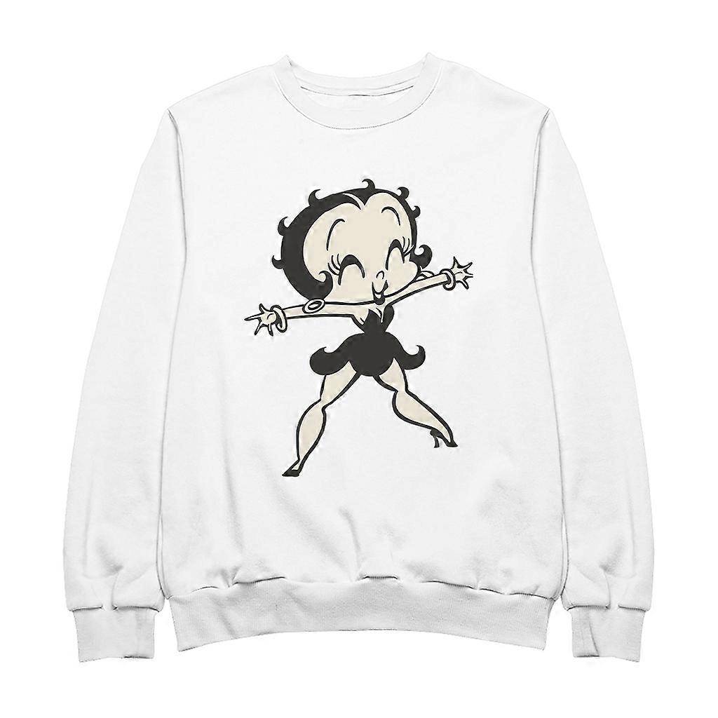 Betty Boop Standing Starfish Men's Sweatshirt