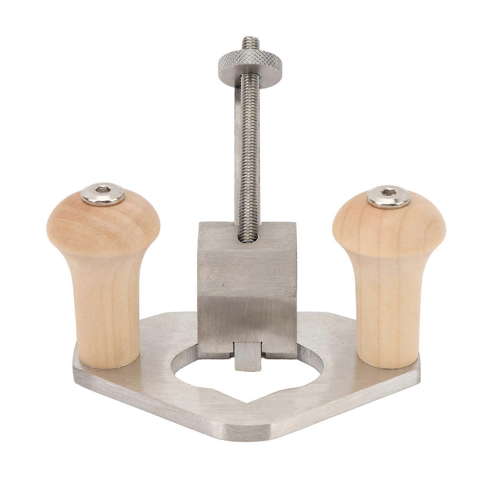 Router Plane with Depth Stop Base Hole Ergonomic Stainless Steel Router Plane Handheld Woodworking Tool for Grooves Accurate Wood Trimming