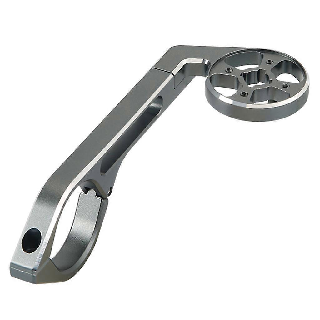 Bicycle Computer Holder Speedometer Odometer Handlebar Extension Front Mount Handlebar Rod Computer Mount Bracket  Grey