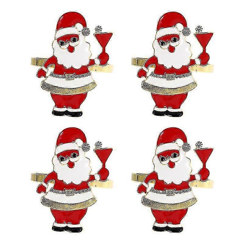 4pcs Xmas Dining Table Decors
