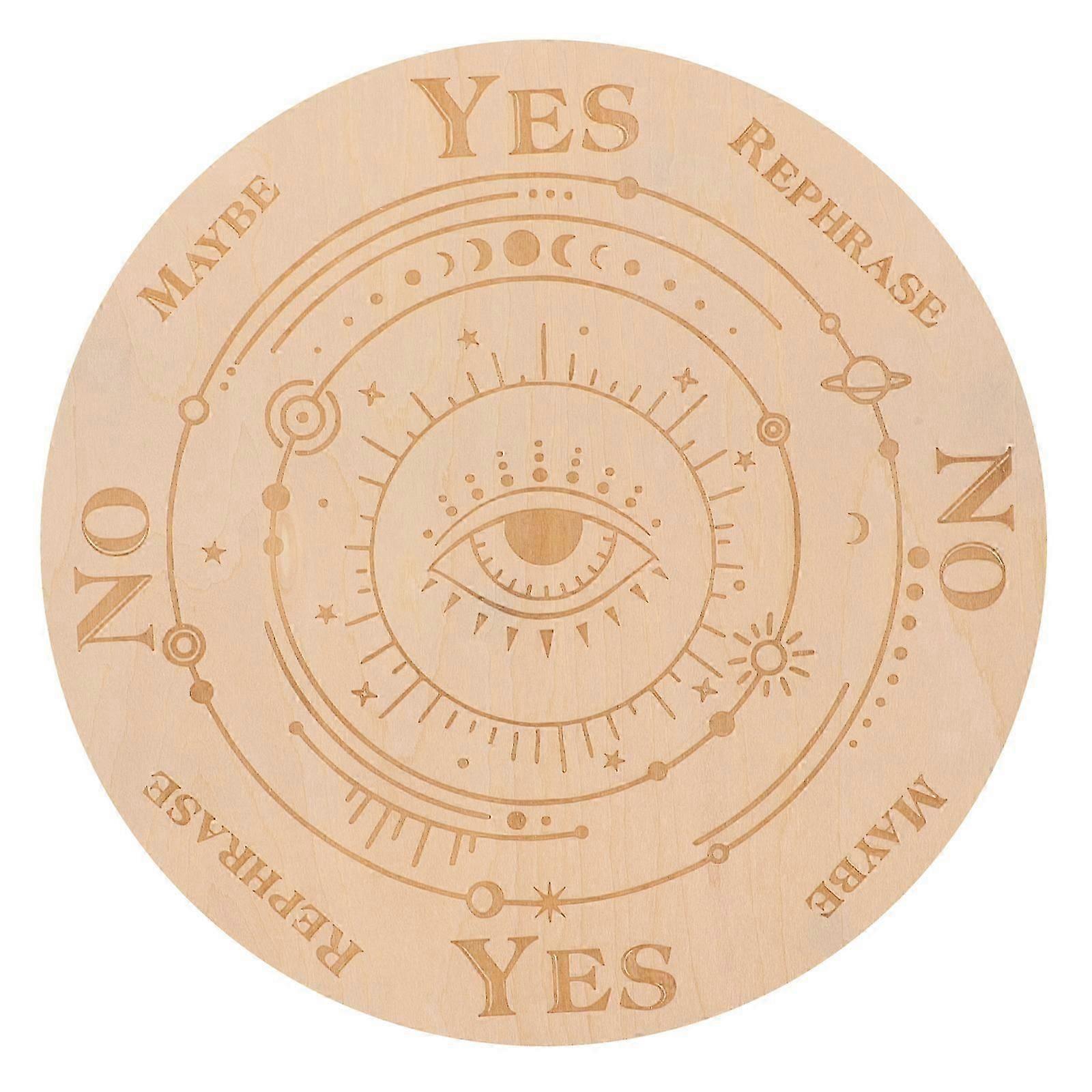 Träpendelbräda Wiccapendelbräda Träslagerplanchettbräda