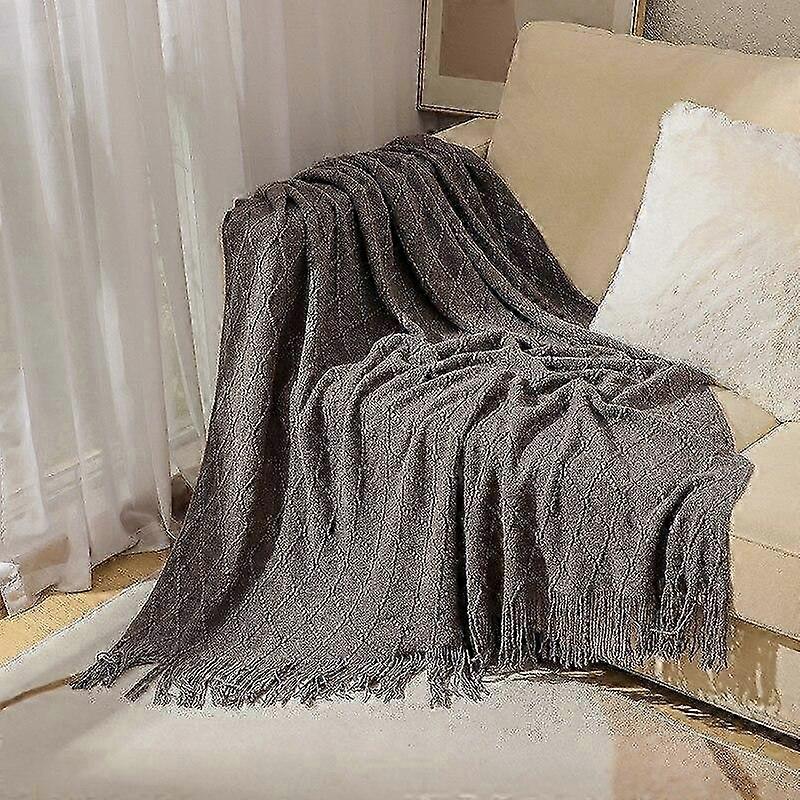 Super Soft Bohemia Throw Blanket with Tassels Knitted Plaid Sofa Cover for Bed and Sofa Decorative Blankets