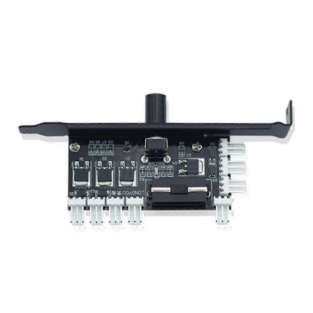 Desktop Computer Chassis Controller Cooling Fan Speed Control Sata / Molex 4Pin