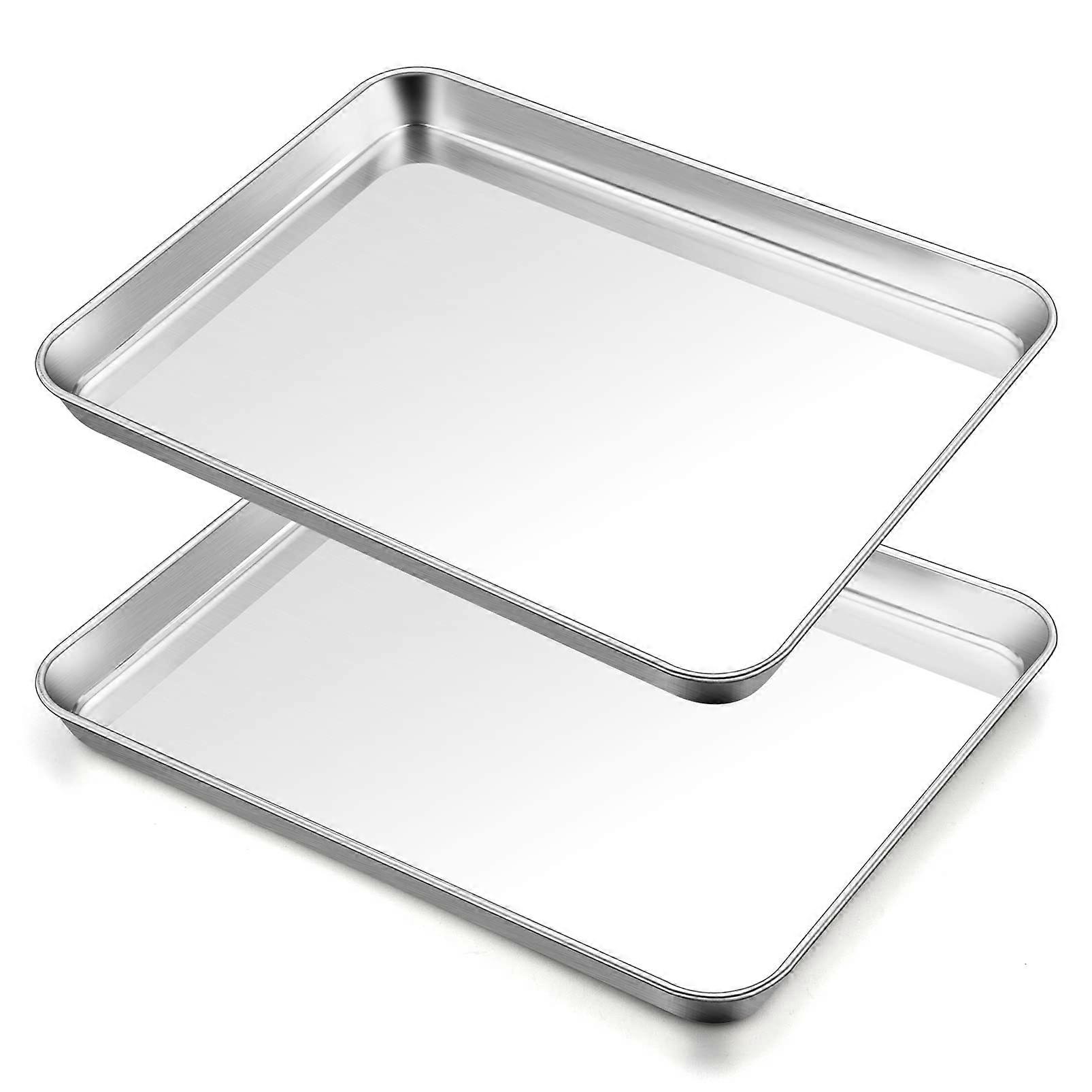 2 Set Large Baking Sheet for Baking Cookies 17.6'' x 13'' x 1''