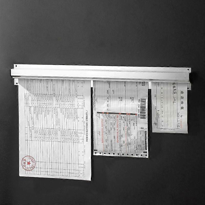 1 Pcs Roll-Up Order Form Holder 35 cm, Wall Mounted, Aluminum Order Form Holder Restaurant Wall Mounted Catering Order Form Holder for Check Receipts