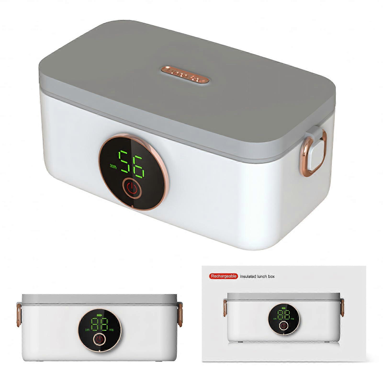 electric lunch box, 45W 1L wireless heated lunch box, 158 ° F heat, BPA -