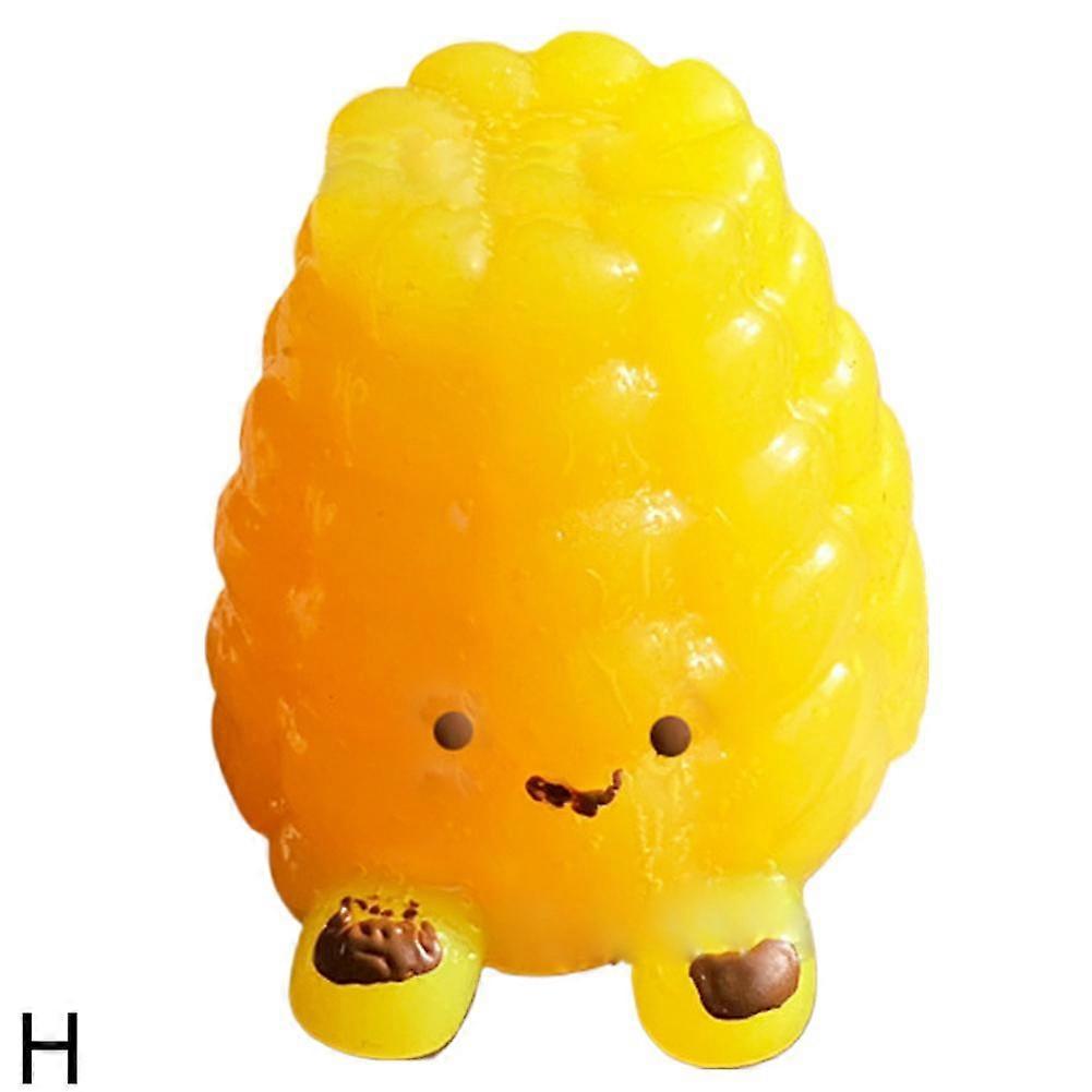 Corn Baby (H)$ Simulation toast put silicone kneading fun slow rebound sticky bag toy decompression vent simulation bread toast food play