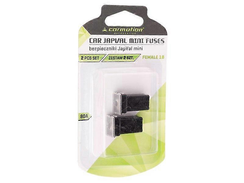 Fusibles JAPVAL MINI HEMBRA 18, 80A, 2 uds.