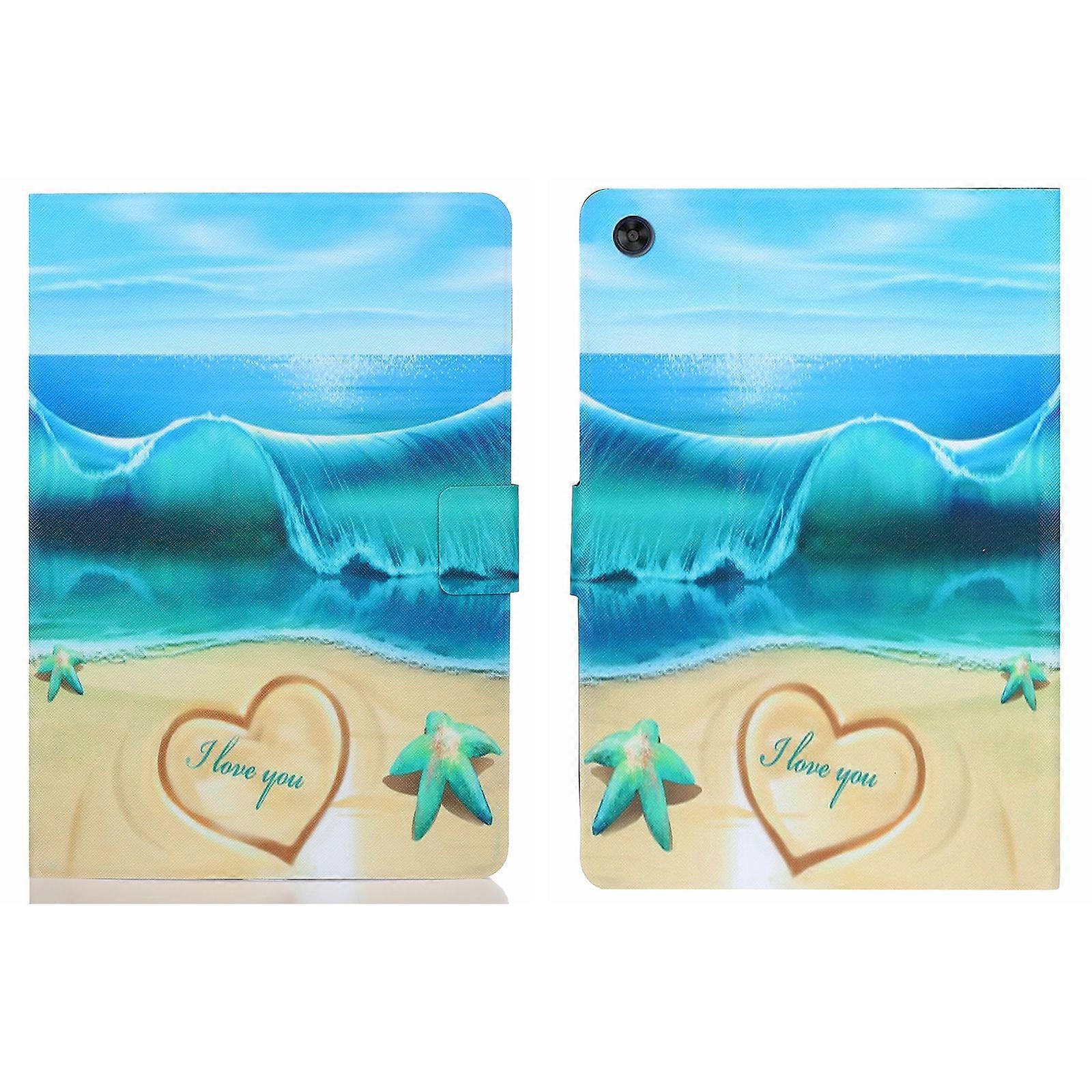 Voltage Coloured Drawing Smart PU Tablet Case with Sleep / Wake-up Function