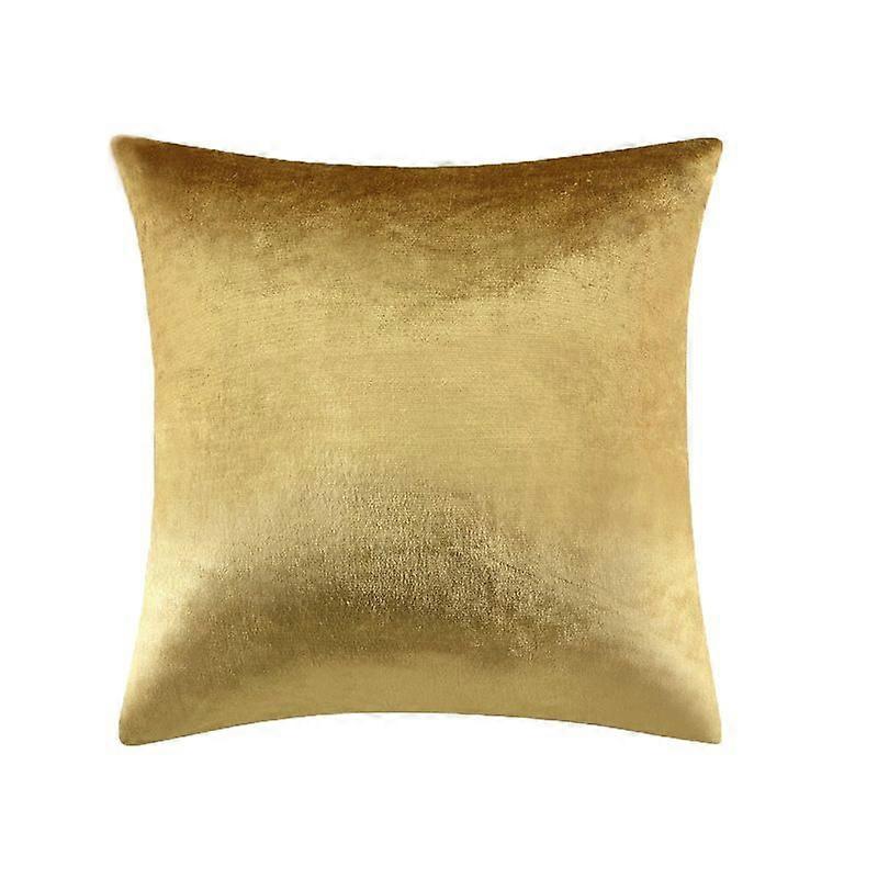 2 Pack Gold Throw Pillowcases 45*45cm
