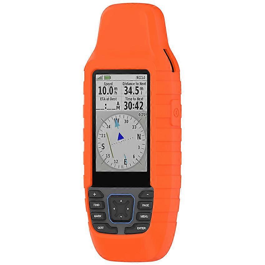 GPS Navigator Silicone Protective Case Accessories for Garmin GPSMAP 79S/Garmin GPSMAP 79SC (Orange)