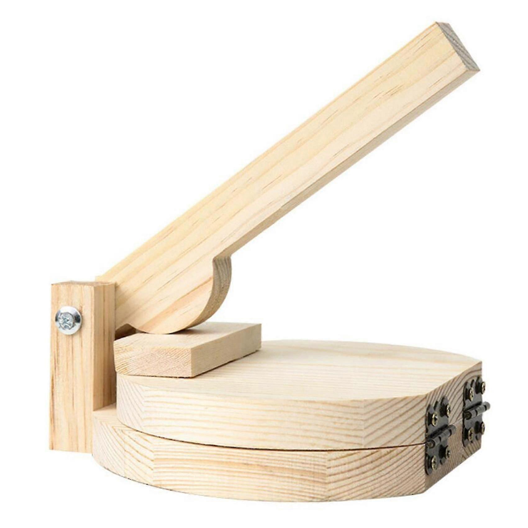 Wood Tortilla Press Dumpling Skin Maker Presser Chapati Roti Taco Corn Maker Narzędzia do prasowania Kuchnia