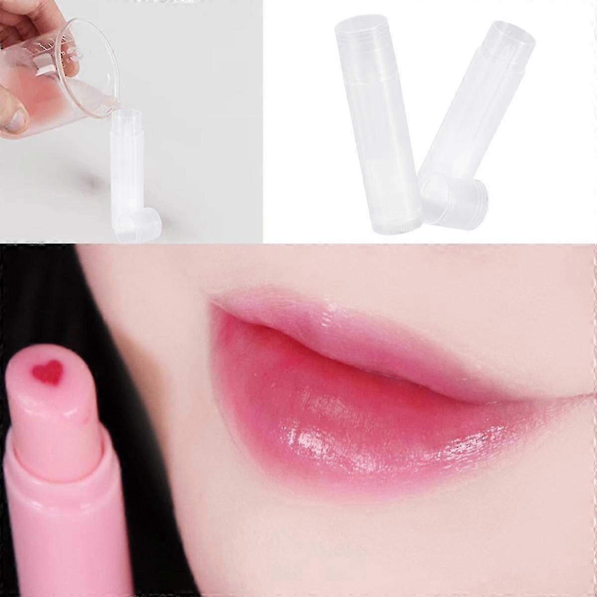 25pcs New Lip Balm Tubes with Caps