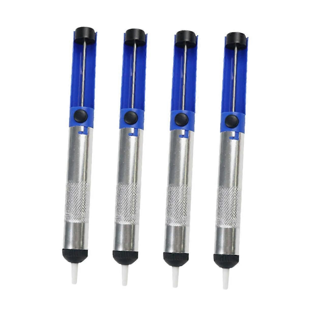 Desoldering Tool Pen Set 4pcs Manual Vacuum Pump Suction Device for Electronics Circuit Board Repair