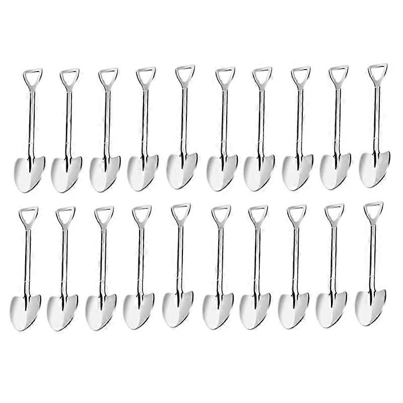 20 Pack Shovel Shape Espresso Spoons