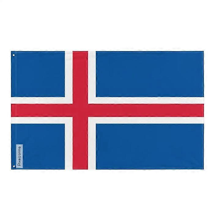Flag of Iceland – 160 x 240 cm – Polyester – Iron eyelets – Durable