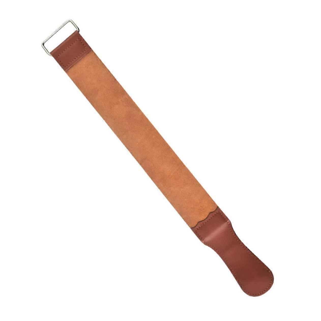 Manual Razor Strop Sharpening Strap for Straight Razor Blades, Leather Tool for Home Use, Durable and Effective