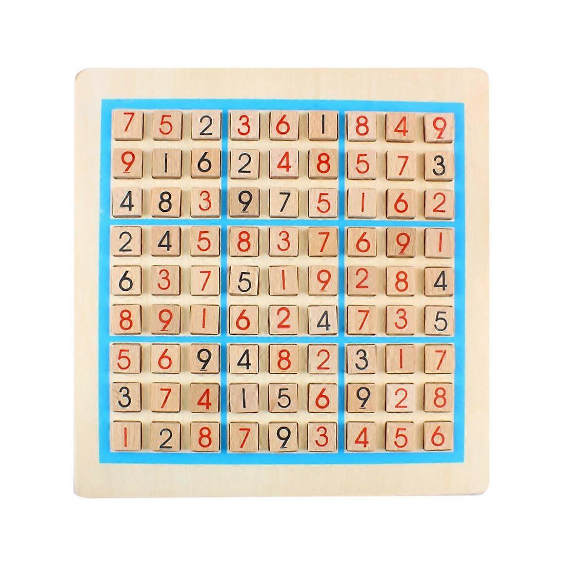 Sudoku Board Toy 2in1 Wooden Chess Puzzle Game SD06 Sudoku  Chess