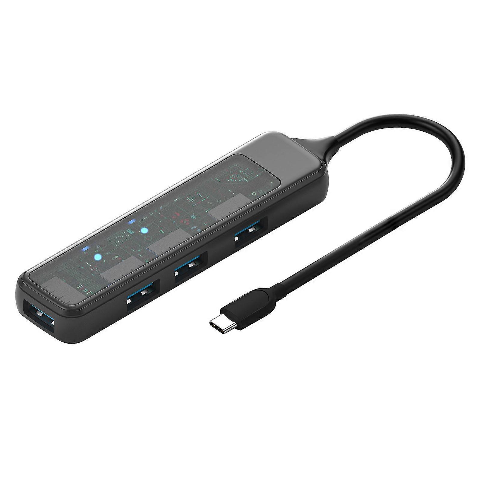 Typ C HUB High Speed USB 3.0 HUB Splitter Kartenleser Multiport mit SDTF-Anschlüssen für Computerzubehör HUB USB