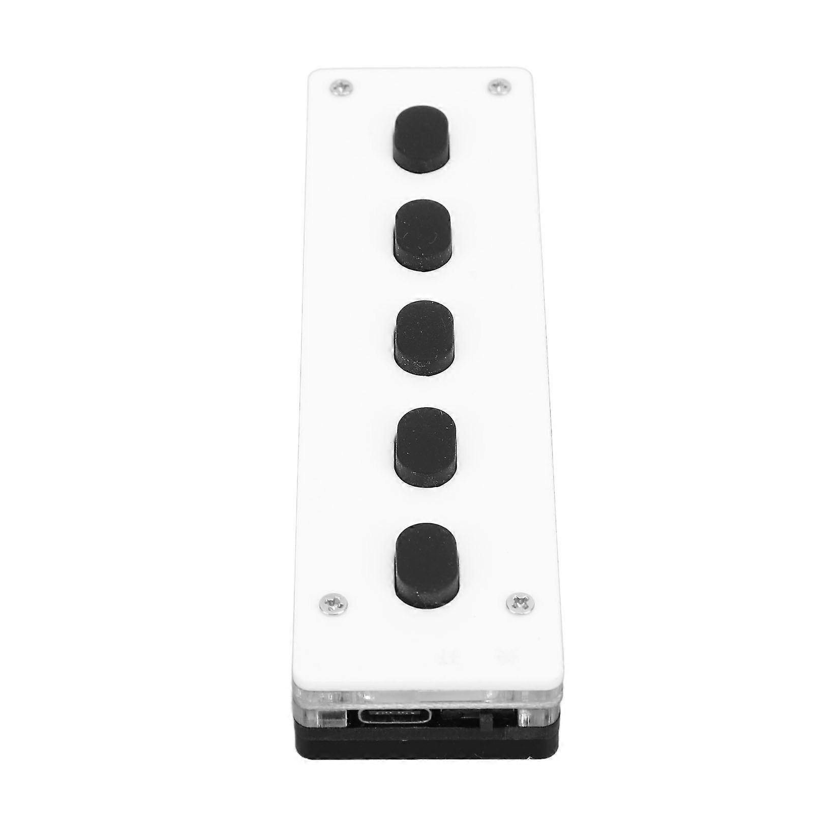 Programming Keypad Wireless 2.4G Bluetooth Wired USB 5 Keys Customized Mini Gaming Keyboard 