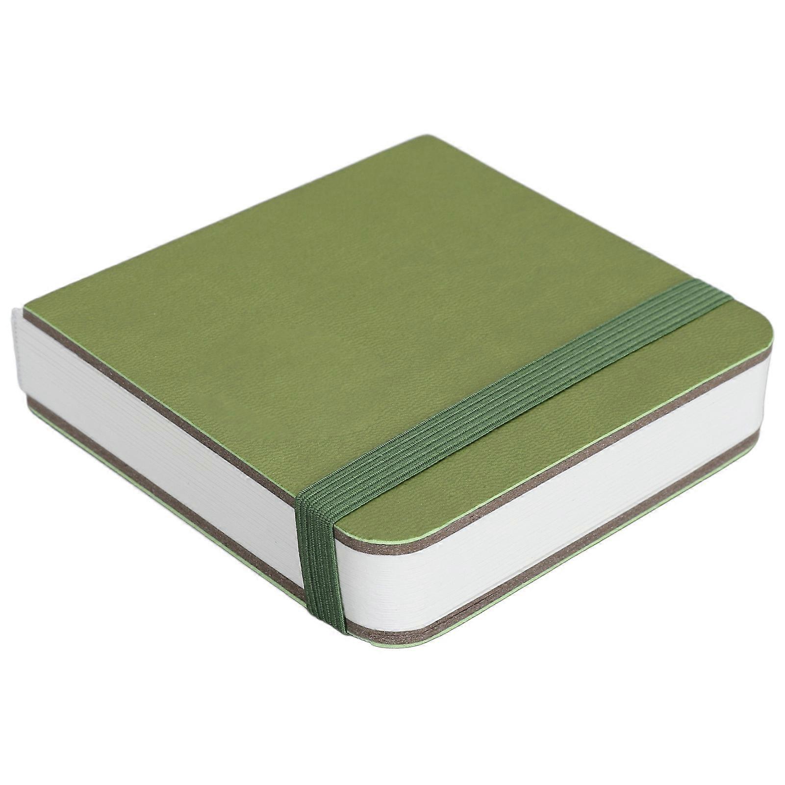 30 매 수채화 스케치북 미세 입자 휴대용 포켓 수채화 화지 10 x 10cm 녹색 