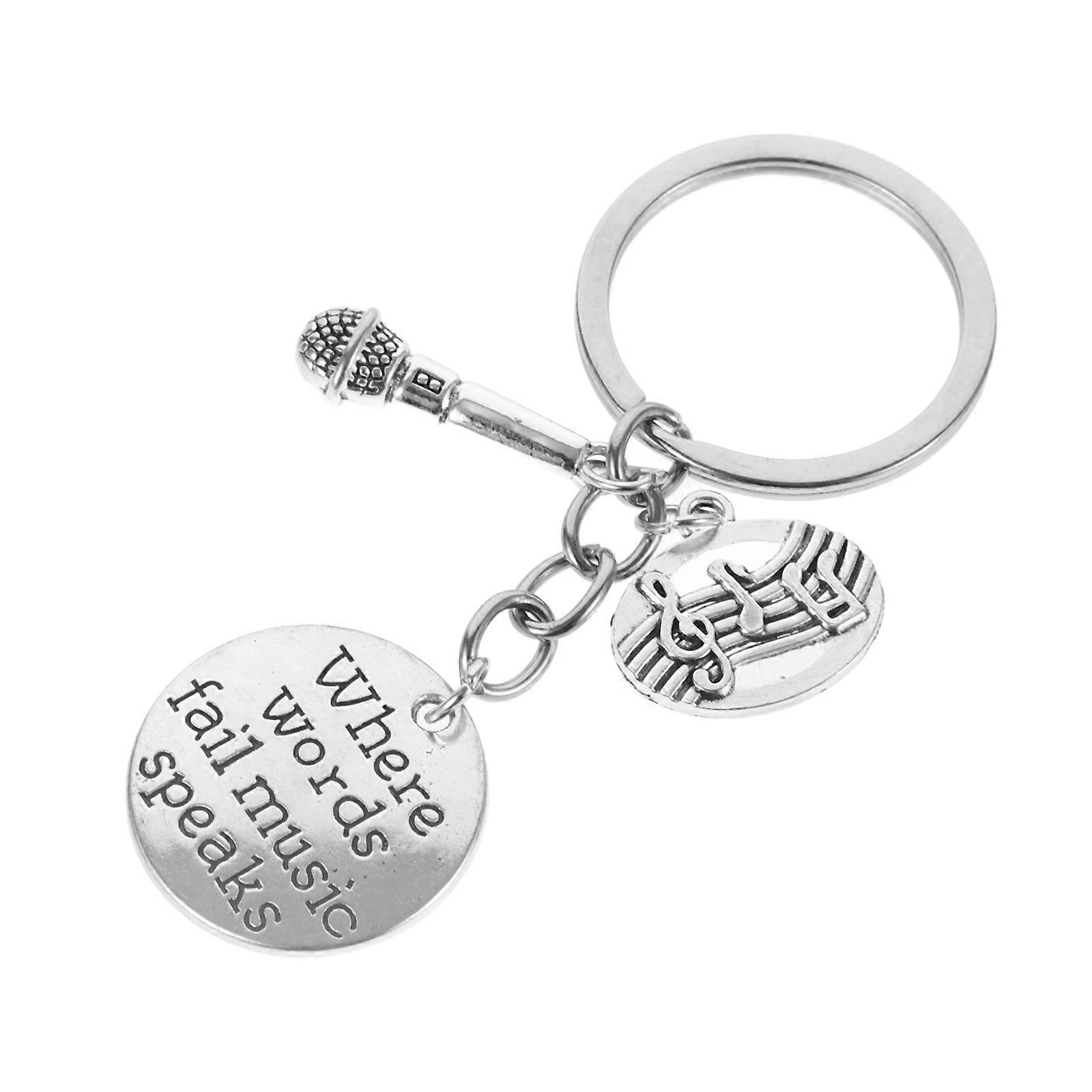 Keychain with Artistic Design Great for Personalization