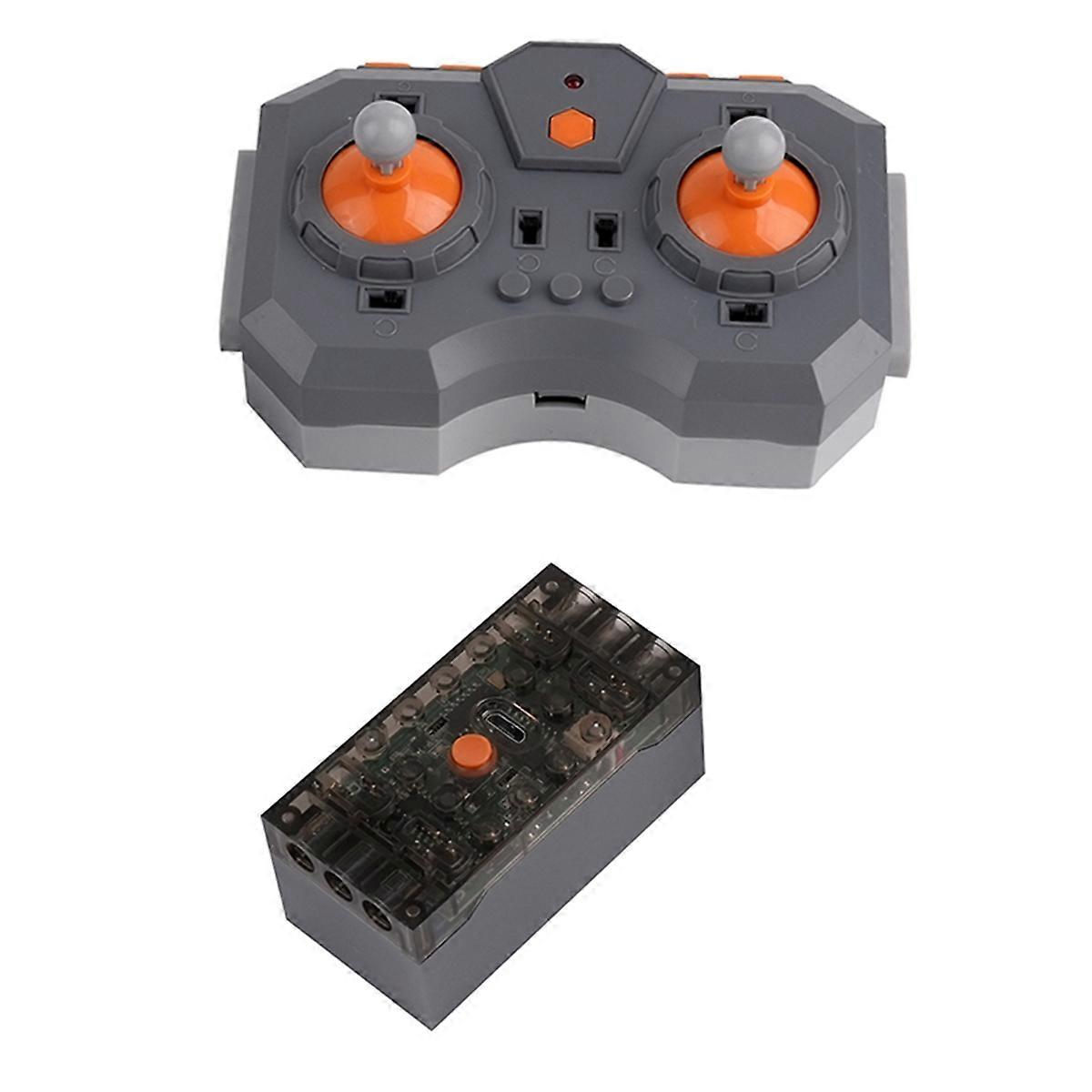 Remote Control Rechargeable Lithium Battery Box Kit APP Control Speed Adjustable Powered Module MOC Building Blocks 8CH